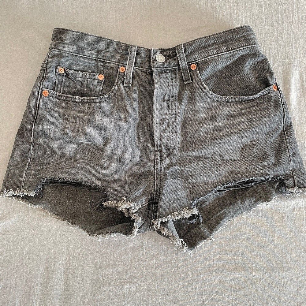 Levis 501 original high rise shorts